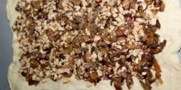 штрудель с курицей и грибами