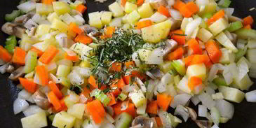 штрудель с мясом