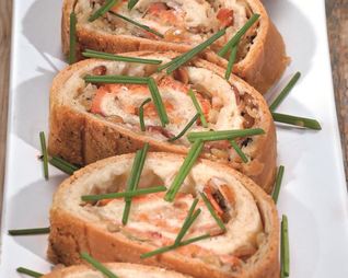 Штрудель с семгой