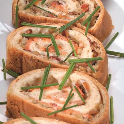 Штрудель с семгой