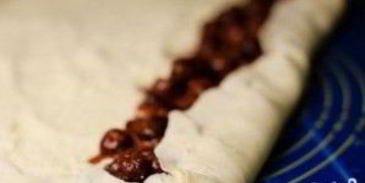 штрудель с творогом и вишней