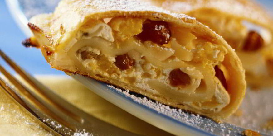 Рецепт штруделя с вишней