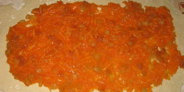 штрудель с яблоком и тыквой