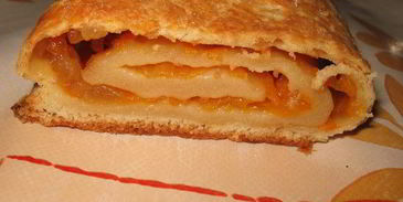 штрудель с яблоком и тыквой