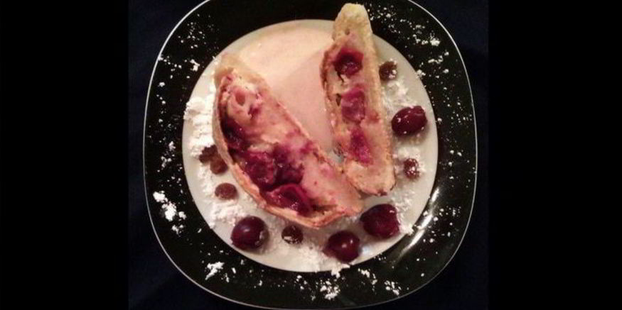 Рецепт штруделя снежная вишня