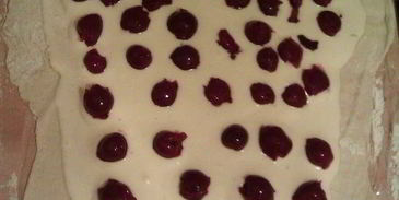 штрудель снежная вишня