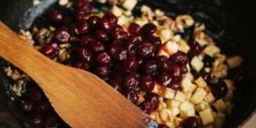 вишневый штрудель из готового теста