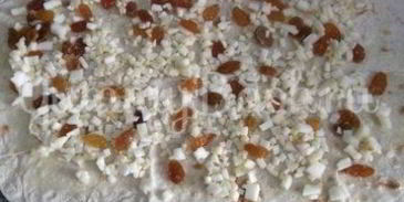 яблочный штрудель из лаваша