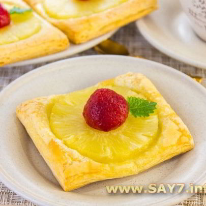 Слойки с ананасами