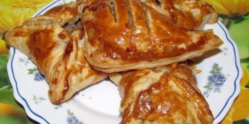 Рецепт слоек с фаршем