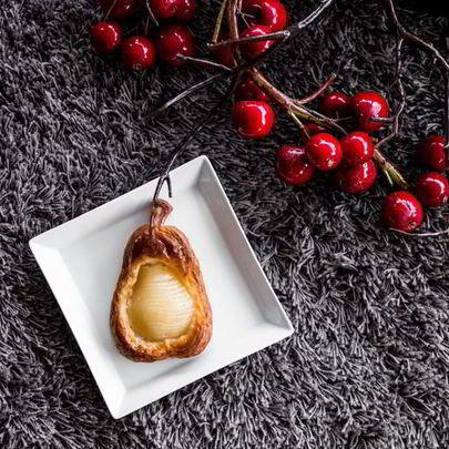 Слойки с грушей