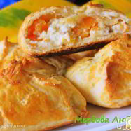 Рецепт Слоек с творогом и тыквой