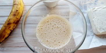 сырники с бананом и медом