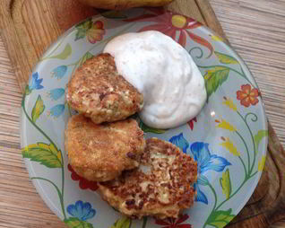 Сырники с фруктами