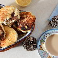 Рецепт Сырников с шоколадом и мандаринами