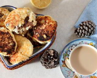 Сырники с шоколадом и мандаринами