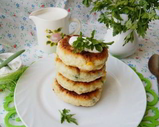 Сырники закусочные с кукурузой