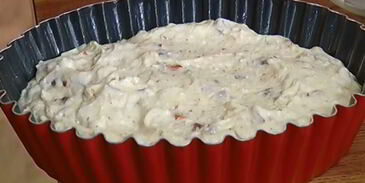 творожник с изюмом и миндалем