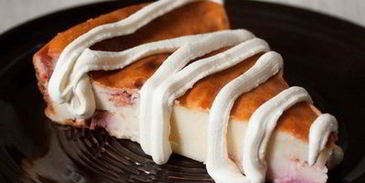 творожник с вишней