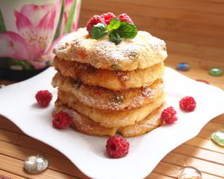 Запеченные сырники с цукатами