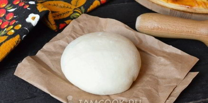 Рецепт быстрого теста для пиццы с сухими дрожжами