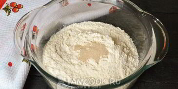 быстрое тесто для пиццы с сухими дрожжами