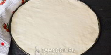 быстрое тесто для пиццы с сухими дрожжами