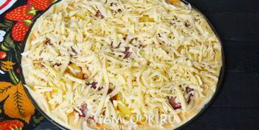 быстрое тесто для пиццы с сухими дрожжами