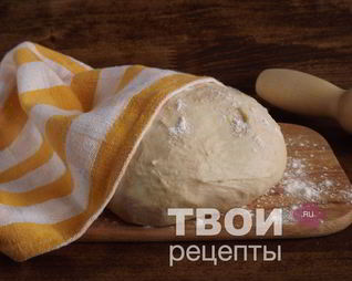 Дрожжевое тесто для пиццы