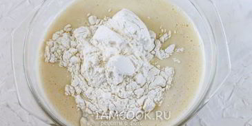 дрожжевое тесто на воде