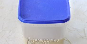 дрожжевое тесто на воде