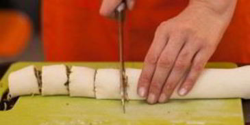 слоеное тесто с фаршем