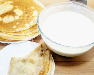 Тесто для блинов на молоке