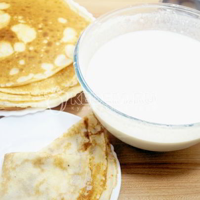 Тесто для блинов на молоке