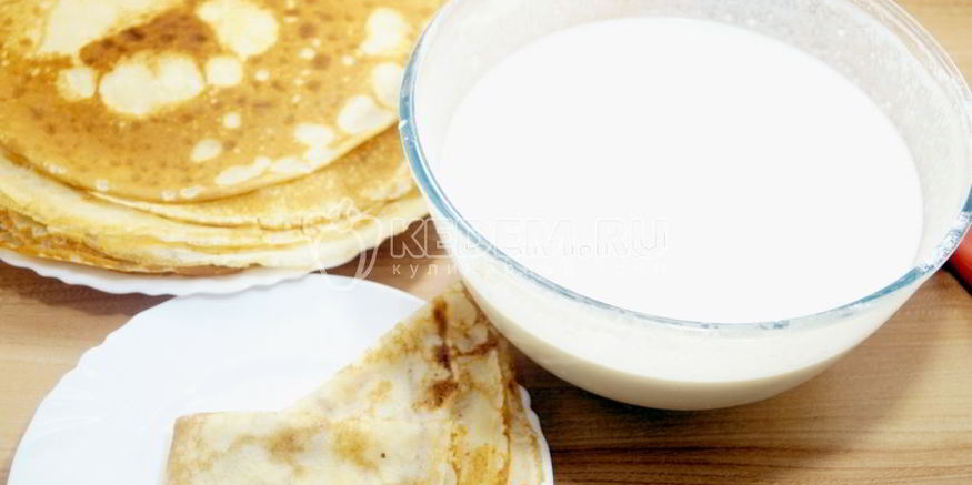 Рецепт теста для блинов на молоке