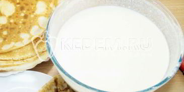 тесто для блинов на молоке