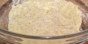 тонкое тесто для пиццы без дрожжей