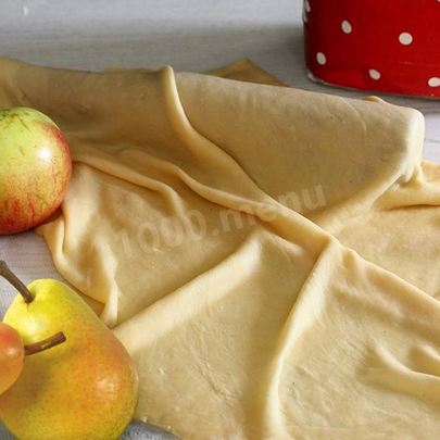 Вытяжное тесто для штруделя