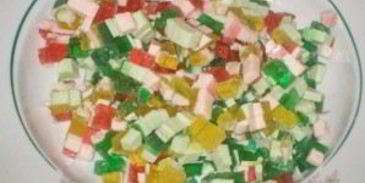 бисквитный торт с мармеладом