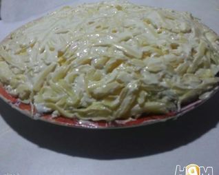 Кальмаровый торт Морской бриз