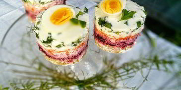 легкие овощные закусочные тортики