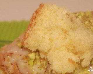 Лимонный бисквитный торт