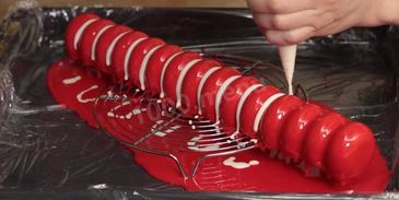 лимонный торт с клубничным муссом