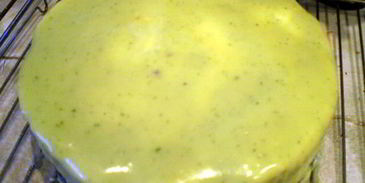 маковый торт с шоколадом и мятой