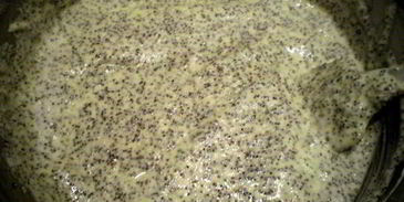 маковый торт с шоколадом и мятой