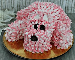 Новогодний торт Собачка