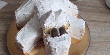 новогодний торт собачка