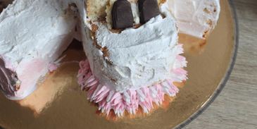 новогодний торт собачка