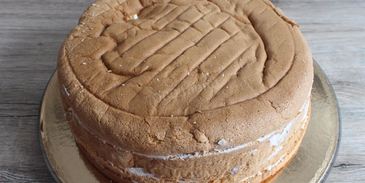 новогодний торт собачка