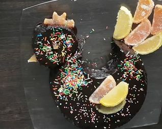 Простой торт Шоколадный петух